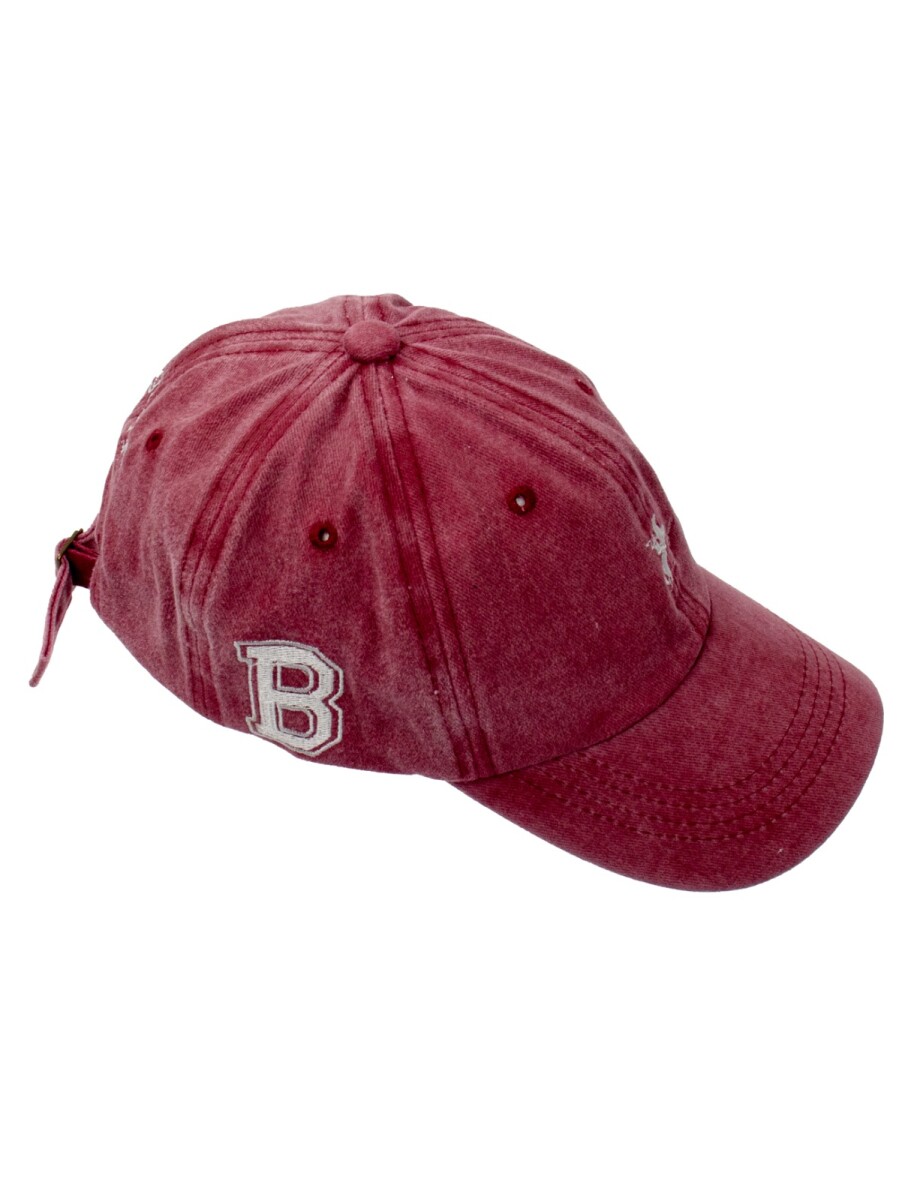 Gorro Visera Niño - Bordo 