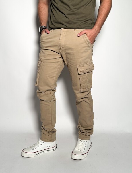 Pantalon Cargo Scar Beige