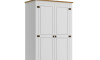 Ropero 2 puertas 1 Cajón Madera - Linea Mexicana Blanco