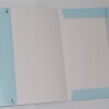 CARPETA DALI CON ELASTICO TAMAÑO OFICIO COLORES PASTELES COLOR CELESTE