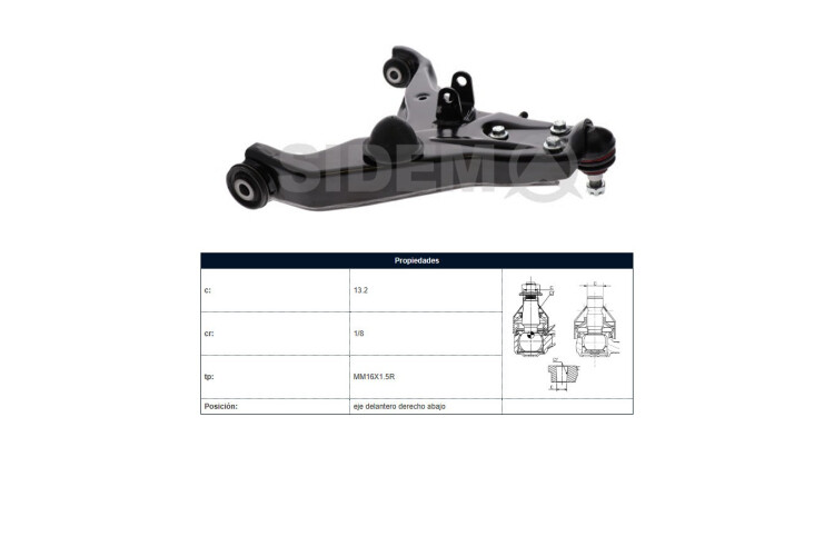 Parilla De Suspension Delantera Mitsubishi L200 15-25 Der Parilla De Suspension Delantera Mitsubishi L200 15-25 Der