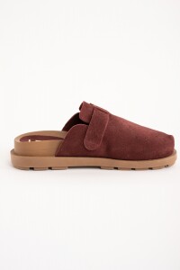 Zueco Gamuza Bordeaux