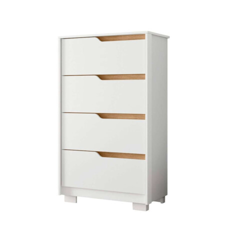 Comoda 4 Cajones Sole Blanco