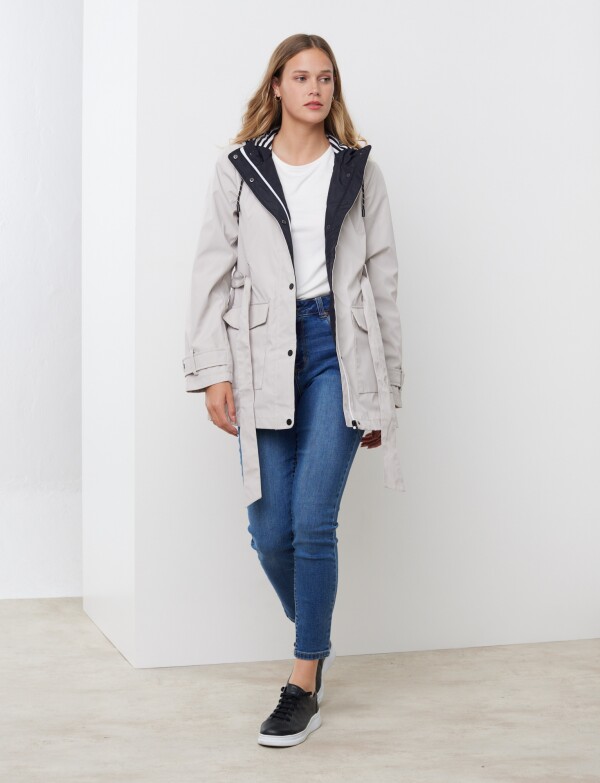 Gabardina Impermeable BEIGE