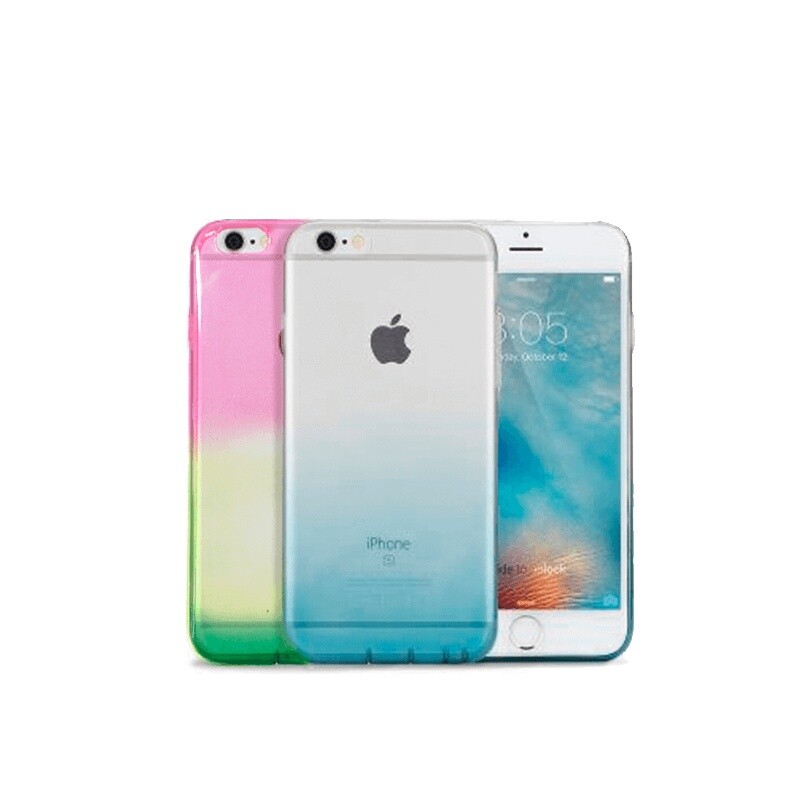 Estuche TPU Multicolor Rainbow para Apple Iphone 6 Plus Estuche TPU Multicolor Rainbow para Apple Iphone 6 Plus