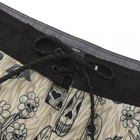 BERMUDA DE BAÑO HURLEY Beige & Skull