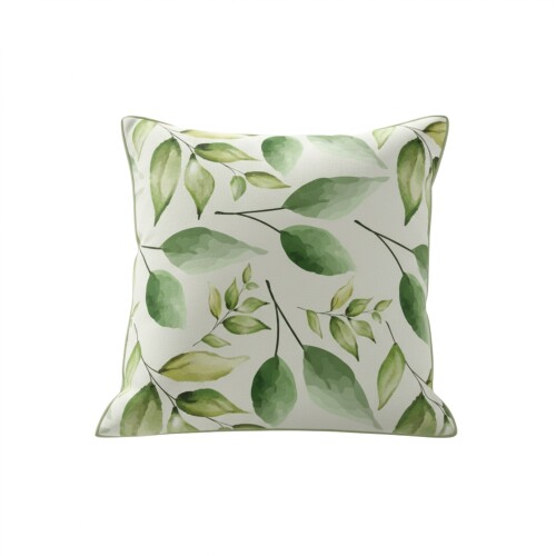 Almohadón 40x40 cm - Pilar Hojas Verdes