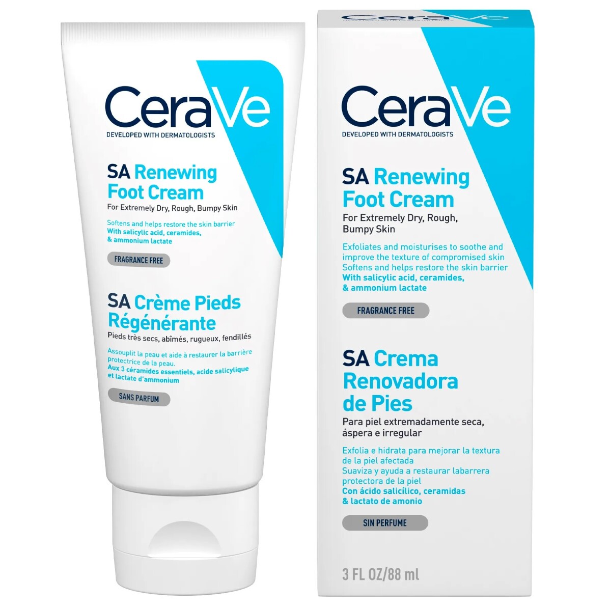 Crema Reparadora SA para Pies 88 ml – CeraVe 