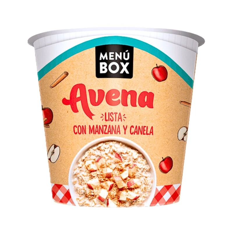 Avena c/manzana y canela Menú Box - 59 g Avena c/manzana y canela Menú Box - 59 g