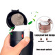 Botella con abre facil 450 ml Mobby NEGRO