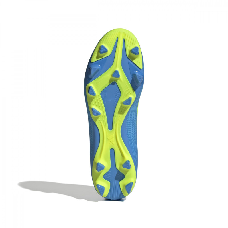 Championes Adidas F50 CLUB FG/MG Hombre JS1472 Azul-amarillo