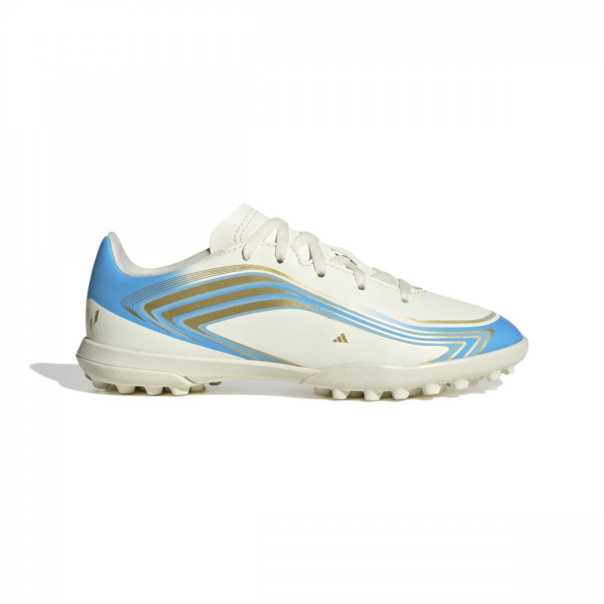 Championes Adidas F50 MESSI CLUB TF J Niños KK1380 - Blanco-celeste Claro 