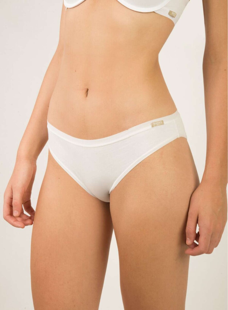 Bikini alta cotton - Blanco 
