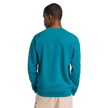 Buzo Adidas Trefoil Crew Celeste