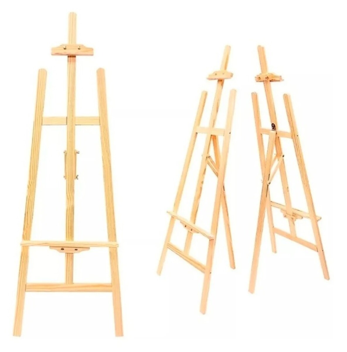 Atril De Pintor -caballete Madera Pintura Oleo Cuadro - Beige 