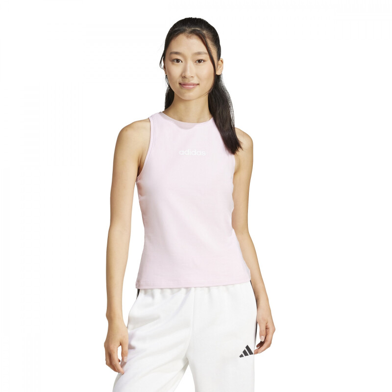 Musculosa ADIDAS de Mujer - JC5797 Rosa Claro-blanco