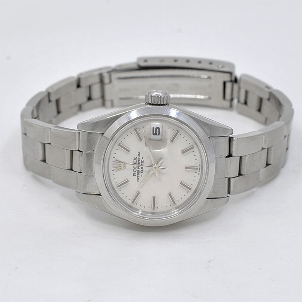 Rolex Date Dama. Referencia 69160. Año 1990. Acero Inox. Caja 26 Mm. Malla Oyster, Pase Rápido. Rolex Date Dama. Referencia 69160. Año 1990. Acero Inox. Caja 26 Mm. Malla Oyster, Pase Rápido.