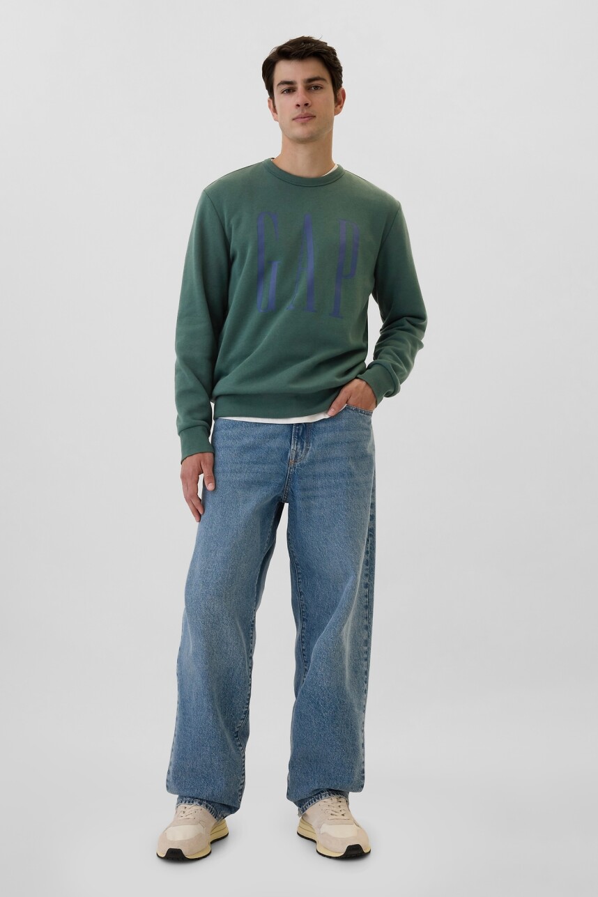 Buzo Deportivo Logo Gap Hombre Moores Green