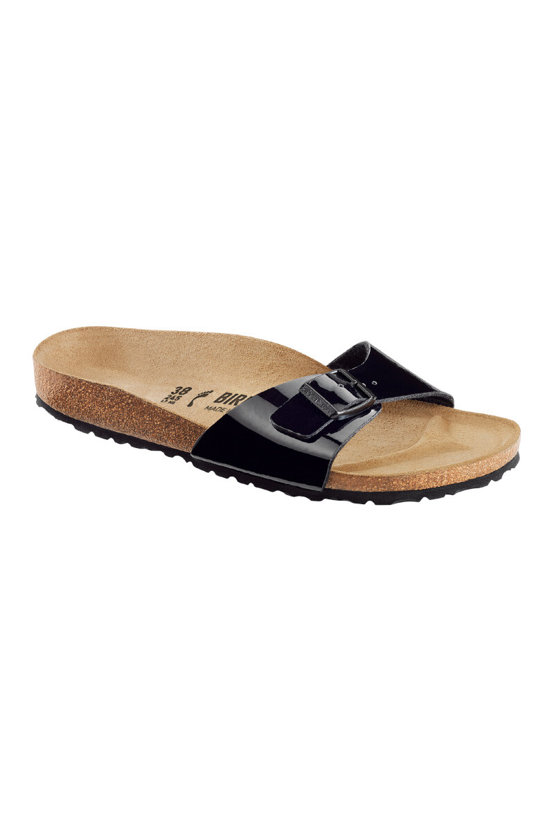 Sandalia Madrid Birko-flor Patent - Estrecho Black