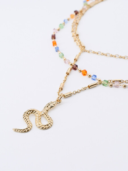 COLLAR SERPIENTE DORADO