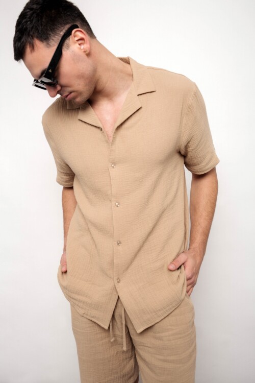 Camisa Emiliano Beige