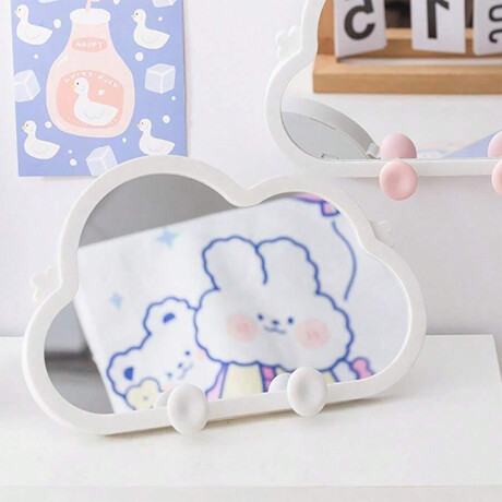Espejo nube con soporte para celular 13 cm x 20,5 cm Sc