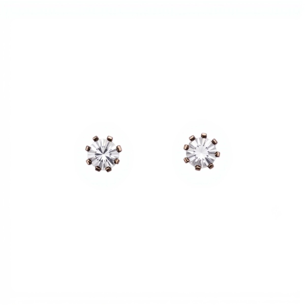 Caravanas Circulo-Plata 925-Piedra Zirconia-CA3116 - conpiedra 