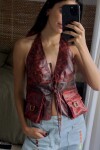 Pocket Vest óxido Rojo