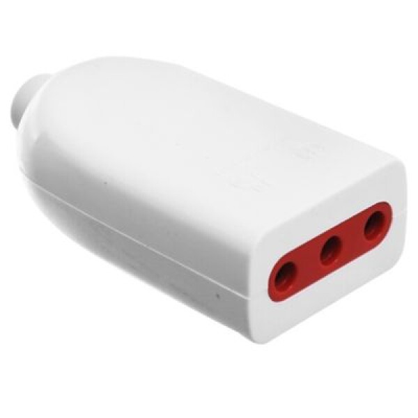 Ficha Hembra Con Tierra 10A Blanca Contactum Ficha Hembra Con Tierra 10A Blanca Contactum