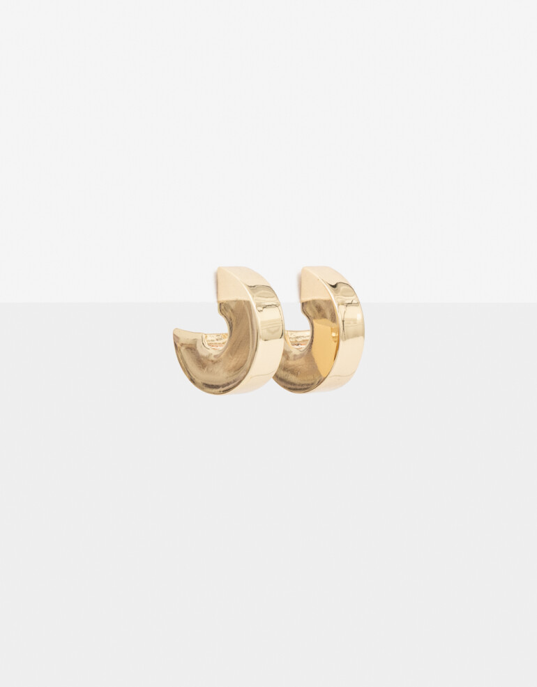Aros Argollas Metal Aros Argolla Metal Bold - Dorado