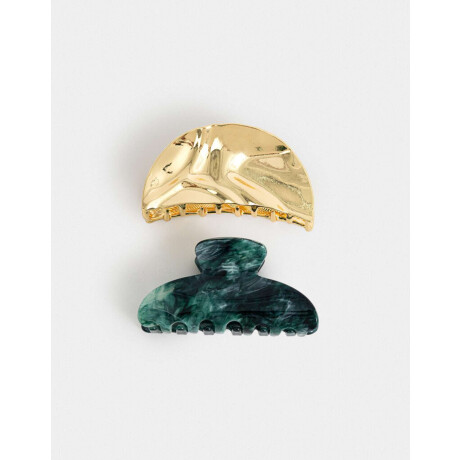 Broches Sets De resina Combinacion Bicolor