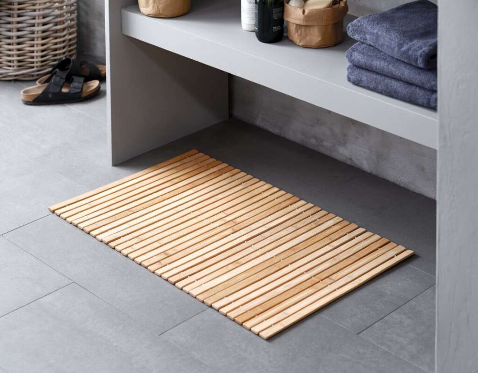 Alfombra Baño Marieberg 50X80 - Bambu 