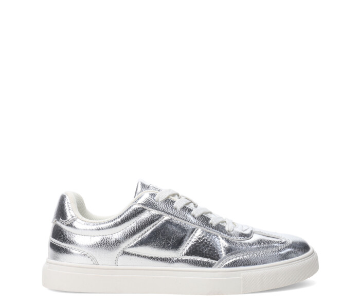 Championes de Mujer Miss Carol KOLTE con suela chata Plateado