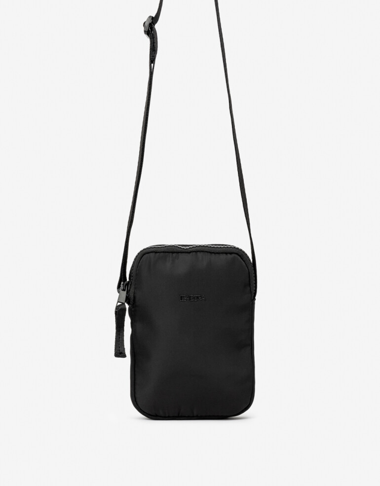 Complemento Marroquinería Nylon Pouch Con Cierre - Negro