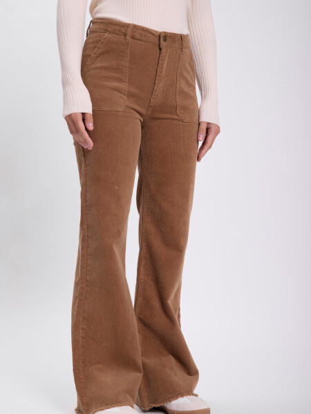 Pantalón pana oxford Tostado