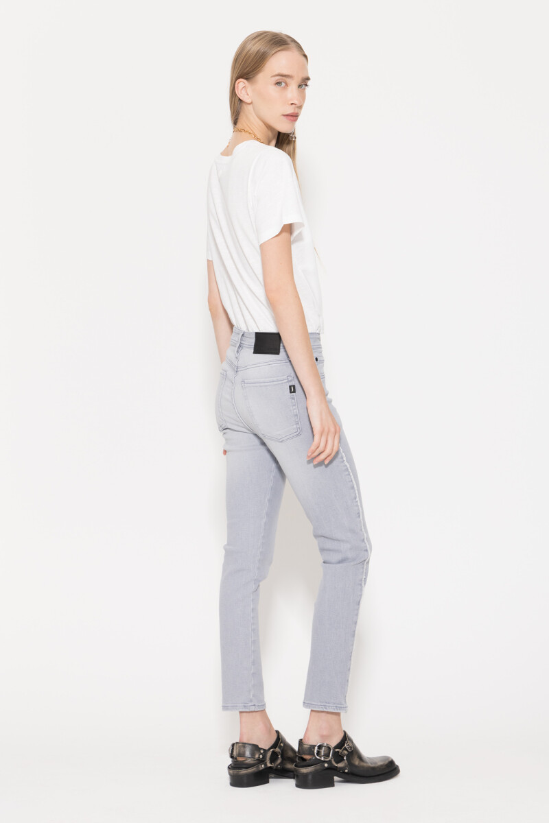 JEANS LISA MID GREY Gris