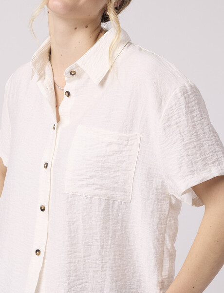 Camisa lino crudo