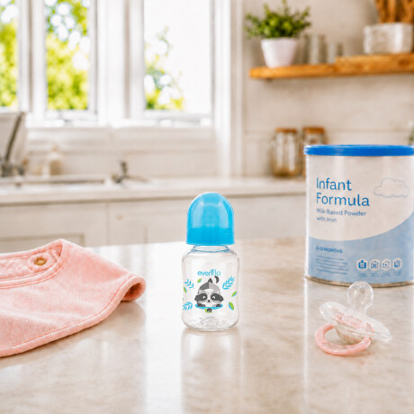 Mamadera Evenflo Forest Bebés 0-3M 120Ml Tetina Flujo Lento Celeste