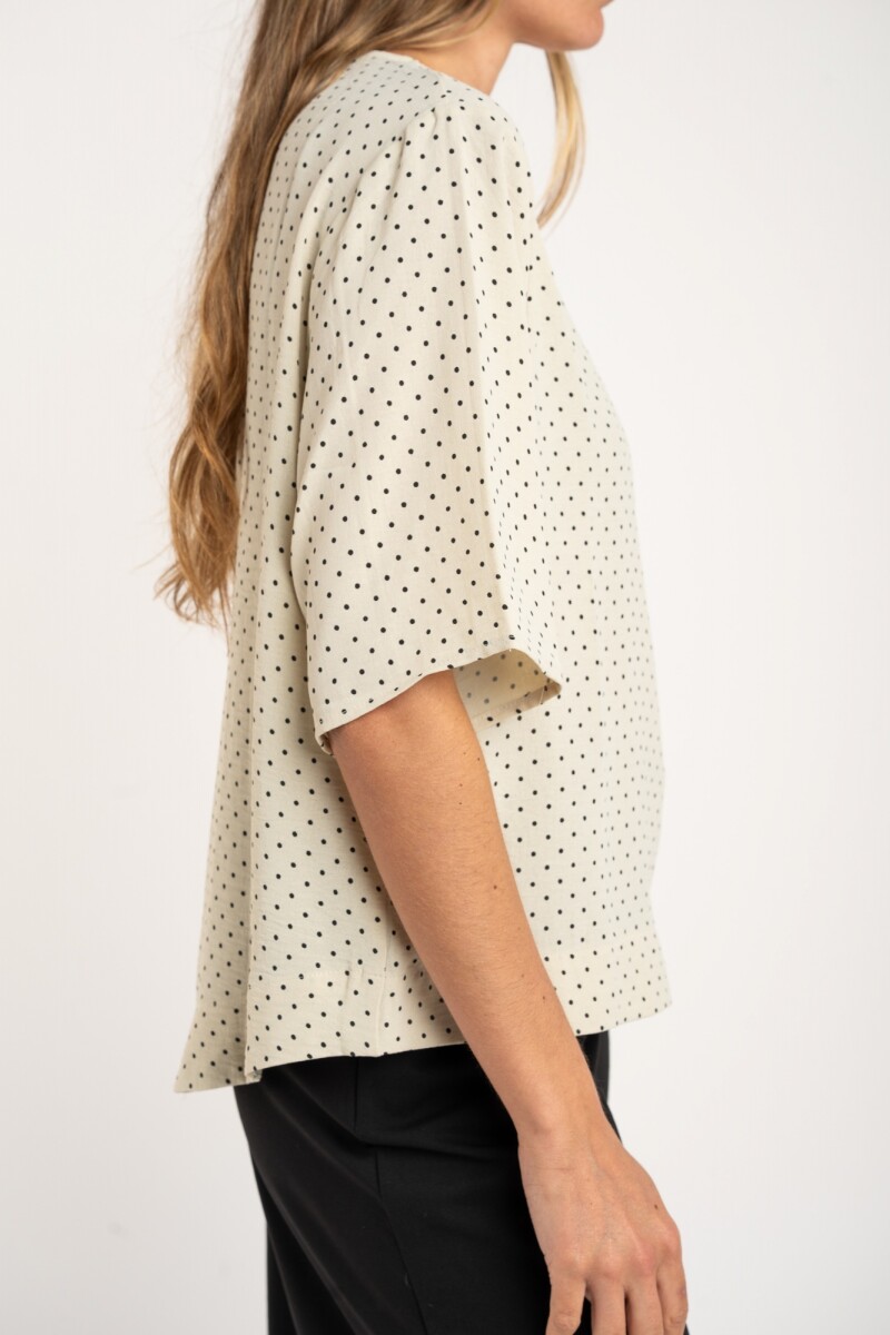 Blusa Estampada Crudo
