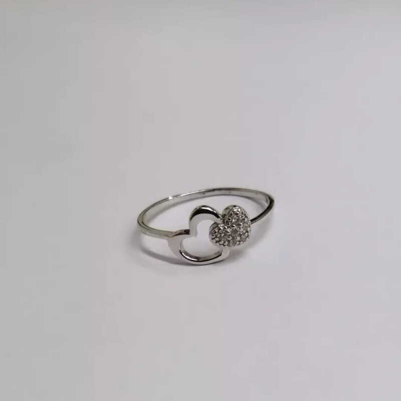 Anillo doble corazón Plata Anillo doble corazón Plata