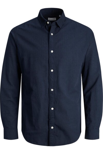 Camisa Linen Navy Blazer