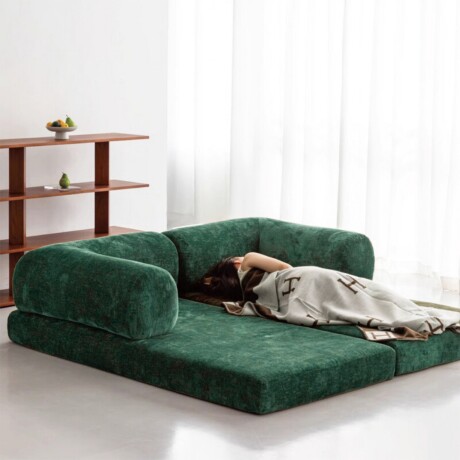 Sillón Cama 2 Cuerpos CloudNest Verde