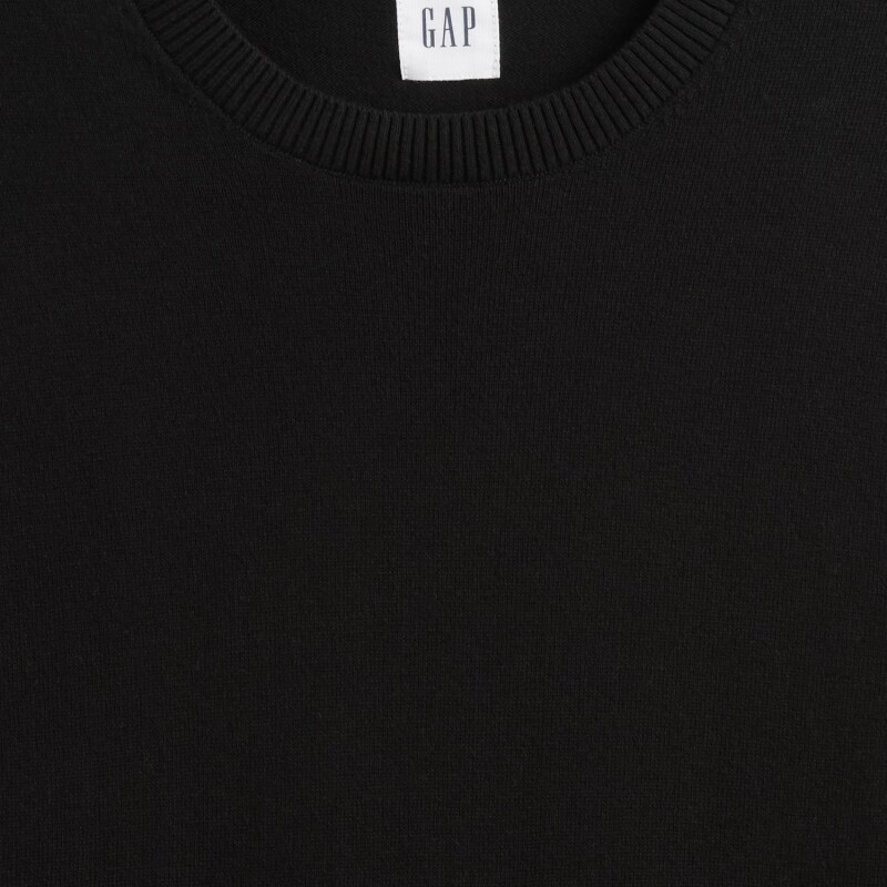 V-FA25 SOLID CORE CREW TRUE BLACK