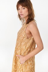 Vestido Duck Estampa Mostaza