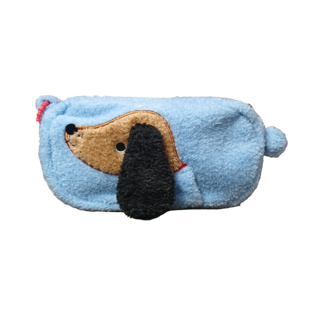 Cartuchera plush - celeste 