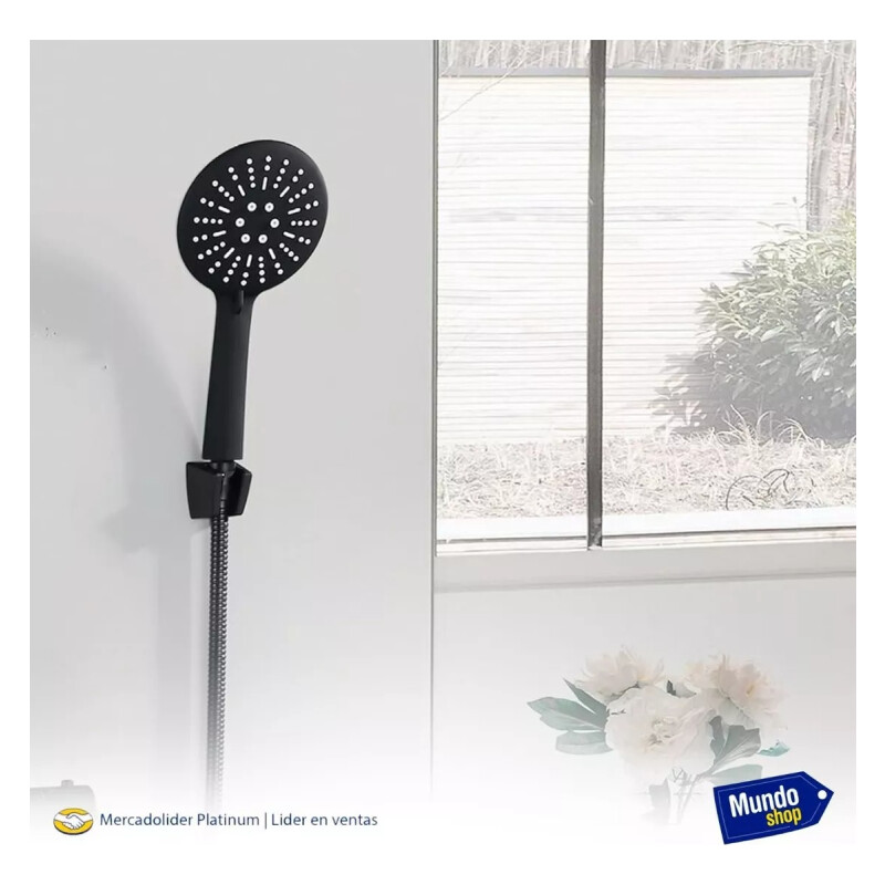 Monocomando Para Ducha Mezcladora Griferia Para Baño Negro Monocomando Para Ducha Mezcladora Griferia Para Baño Negro