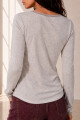 REMERA QUINTO M/L BEIGE