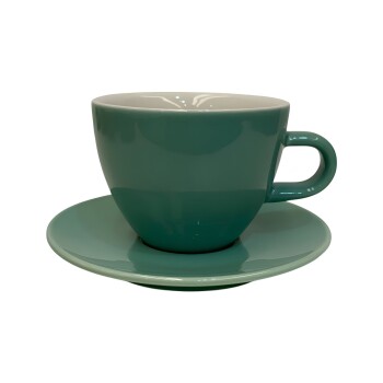 Taza Café 180ml x6 Verde agua con Plato | Selecta Taza Café 180ml x6 Verde agua con Plato | Selecta