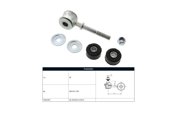 Bieleta Fiat Brava 96-01 Der/Izq Bieleta Fiat Brava 96-01 Der/Izq