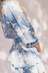 VESTIDO VALENTINA MINI BLUE BLOSSOM VESTIDO VALENTINA MINI BLUE BLOSSOM
